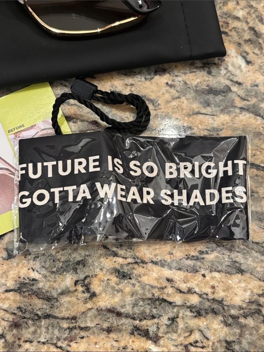 TopFoxx Bella Coffee Tangle Free Aviator Sunglasses | NWT
